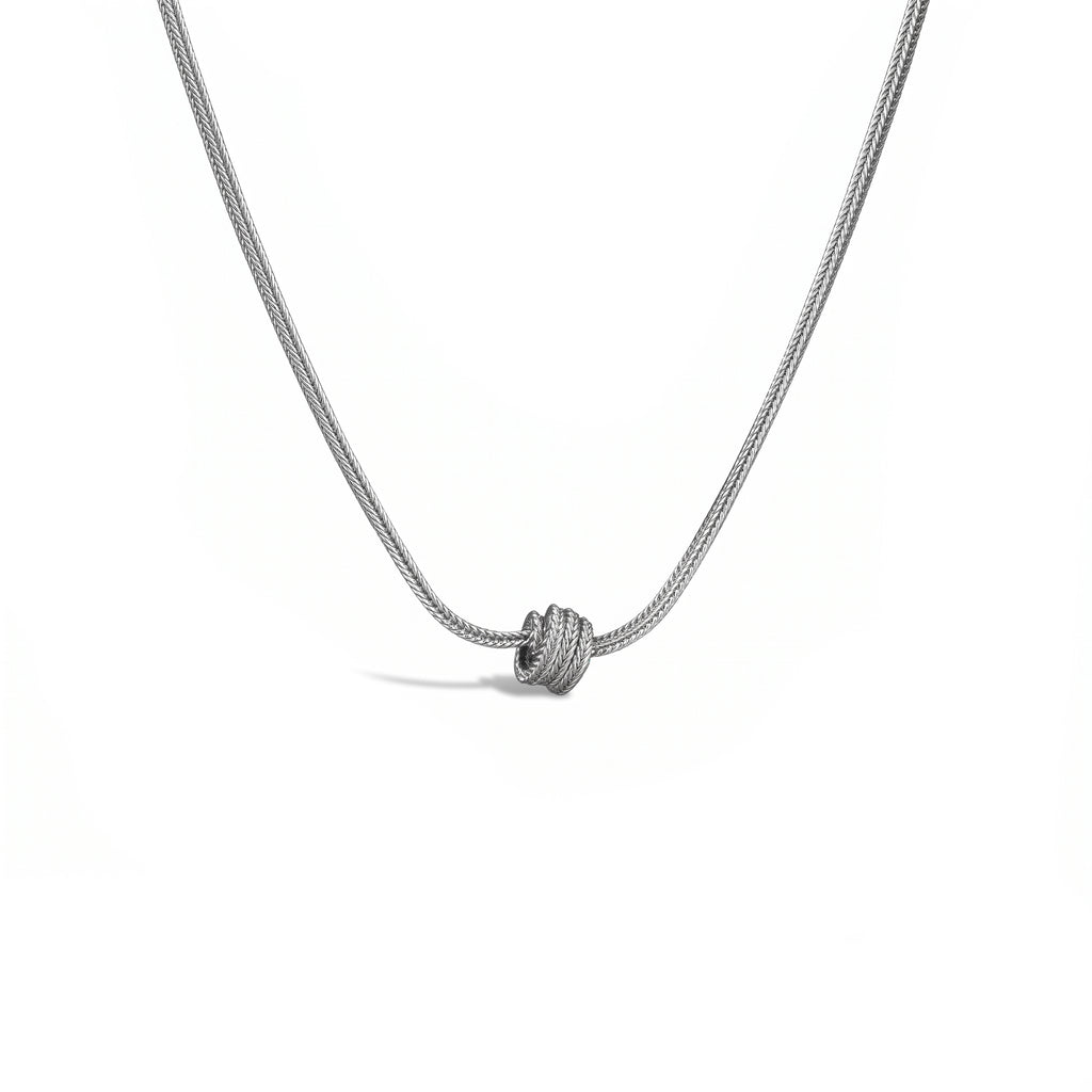 COLLANA INTRECCIO UNIVERSE SILVER