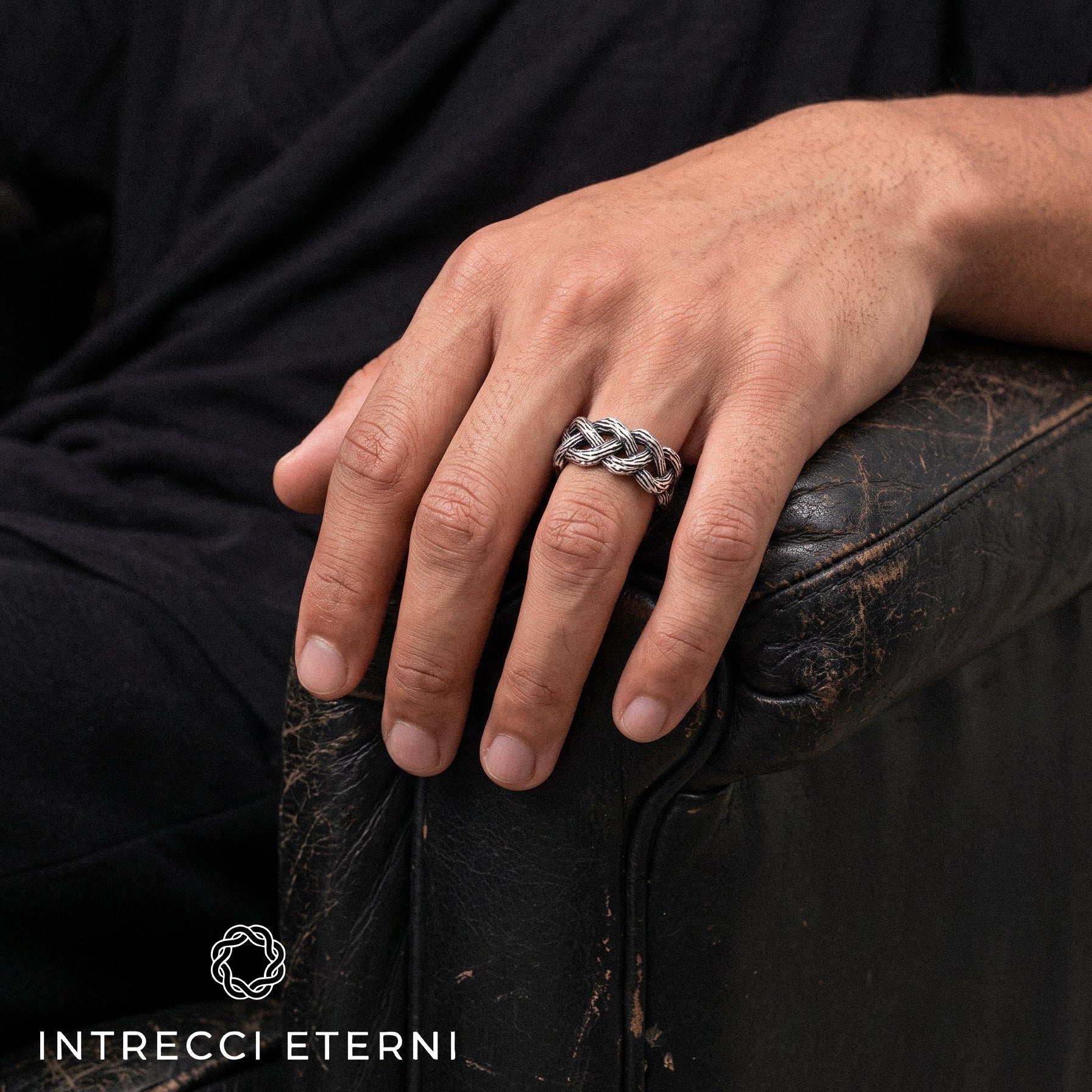 ANELLO INTRECCIO SILVER