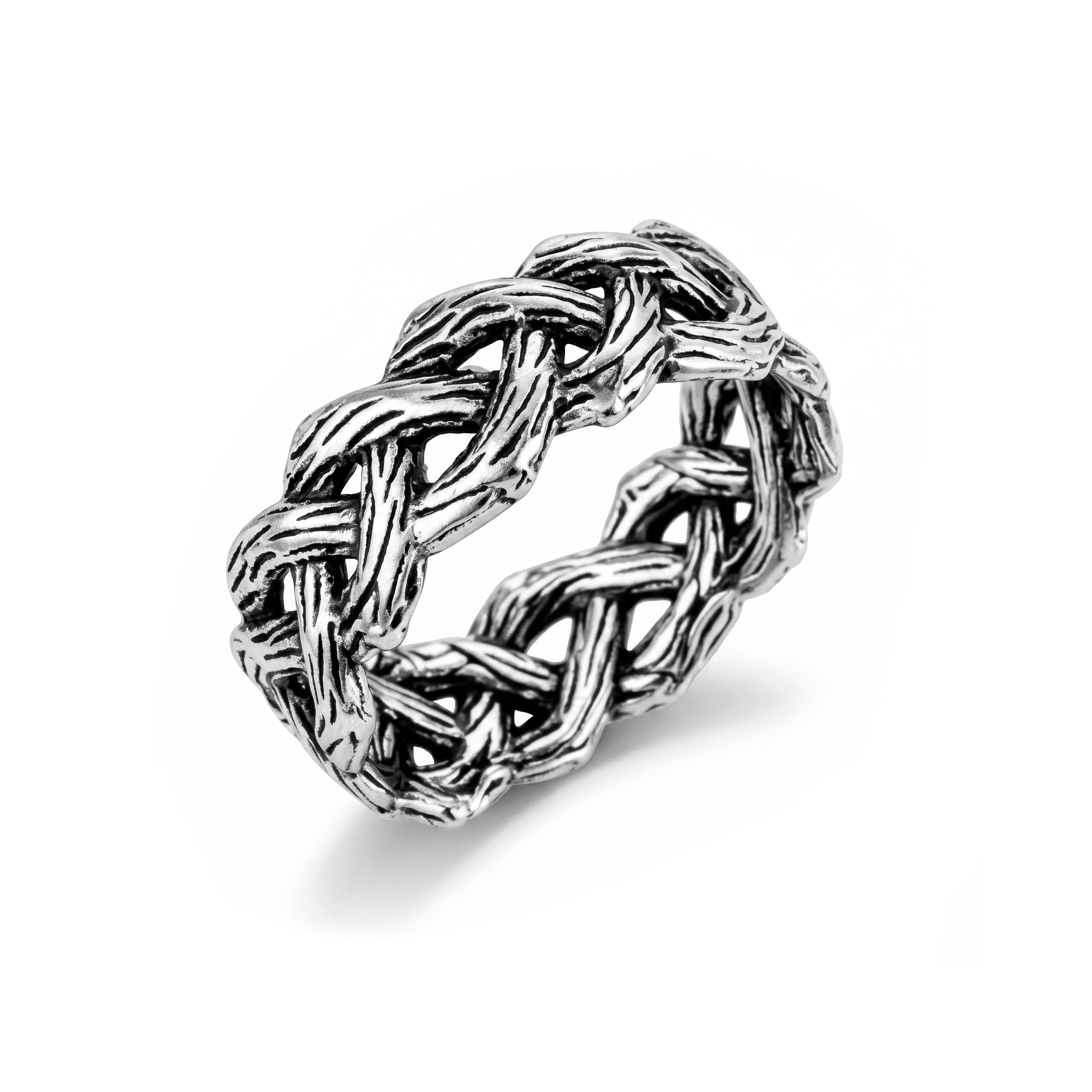 ANELLO INTRECCIO SILVER