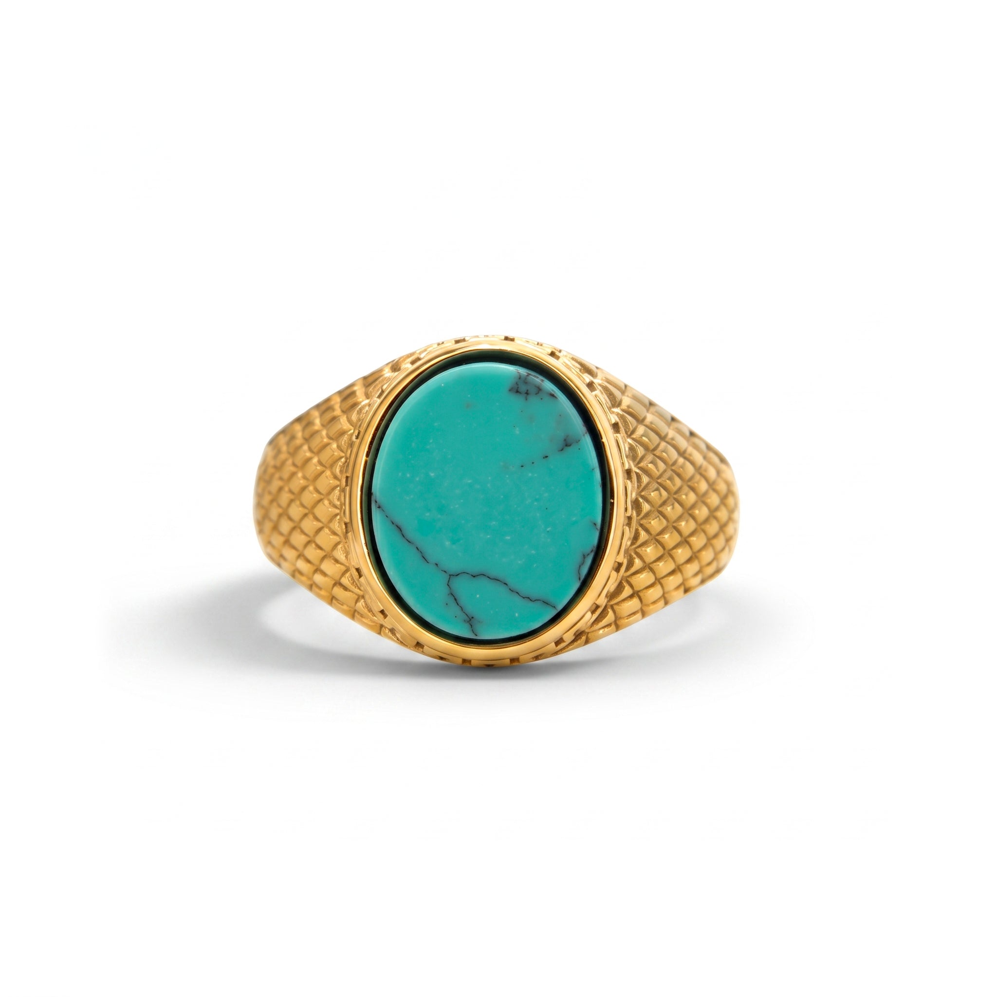 ANELLO MARBLE STONE GOLD/BLUE