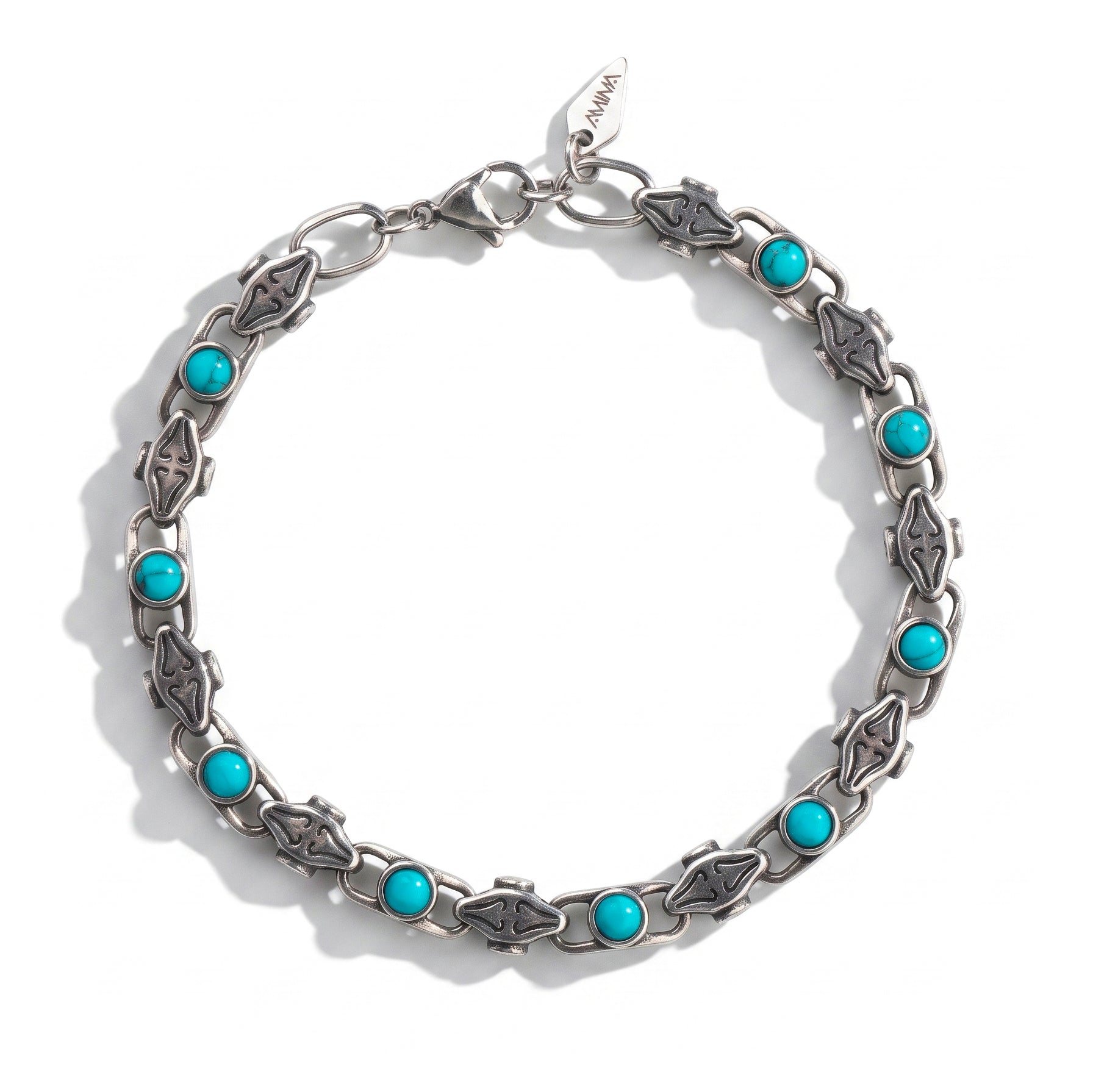 BRACCIALE PIETRE IZAR SILVER/BLUE