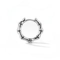 ORECCHINO BONES SILVER
