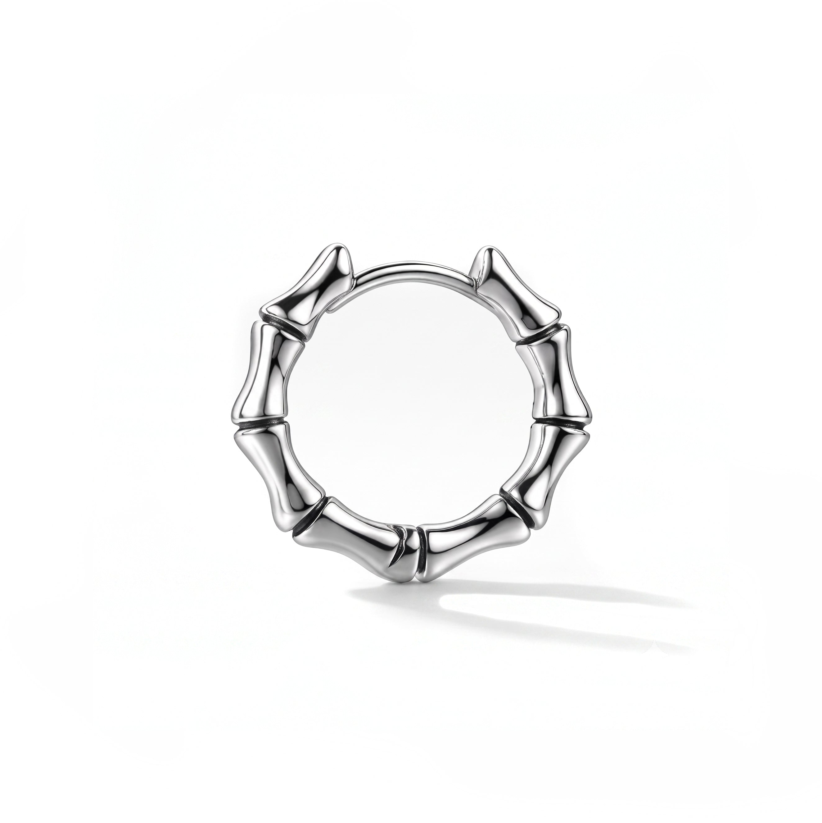 ORECCHINO BONES SILVER