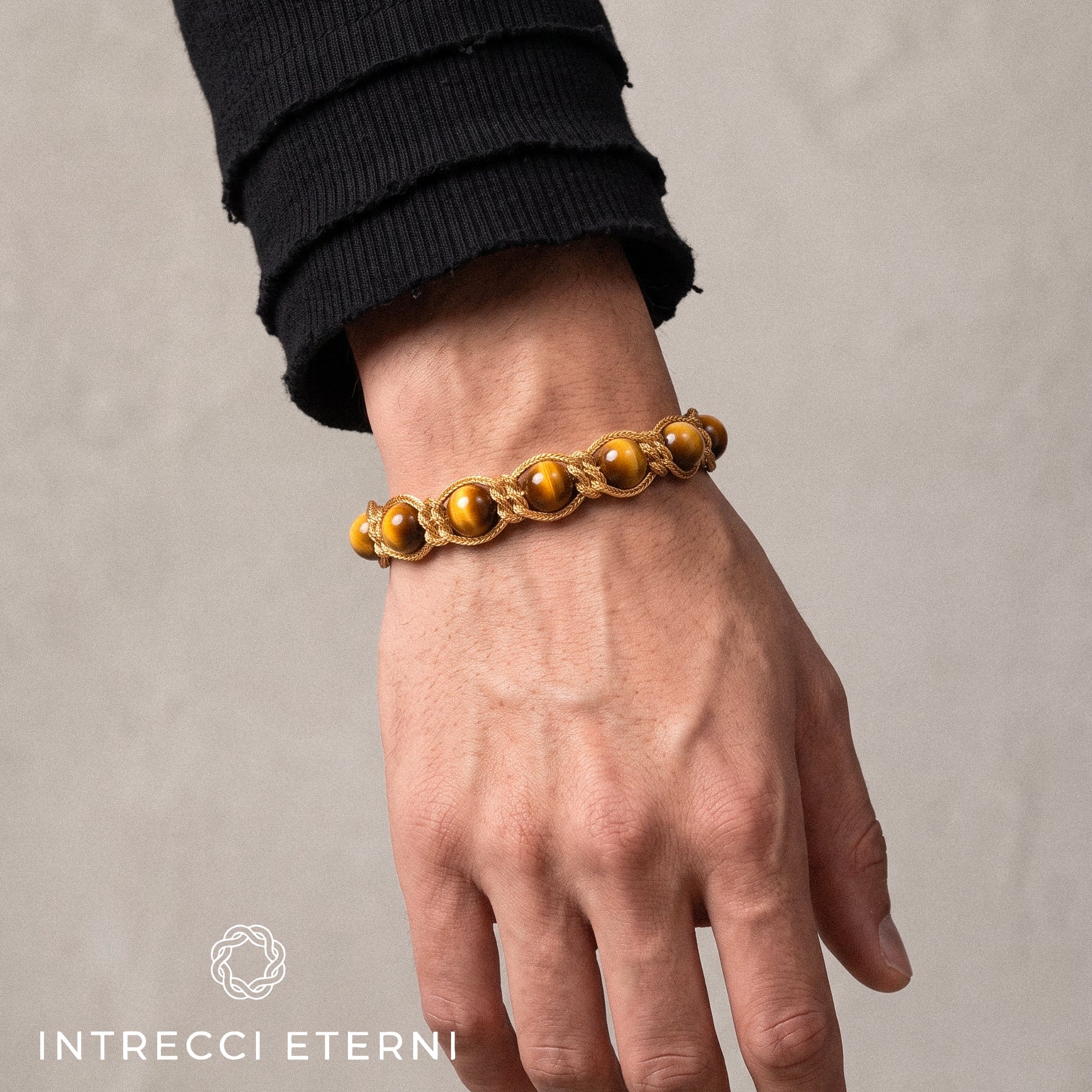 BRACCIALE PIETRE SIRIO GOLD/YELLOW
