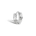 ORECCHINO STUD SKULL SILVER