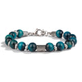 BRACCIALE PIETRE MERAK SILVER/BLUE