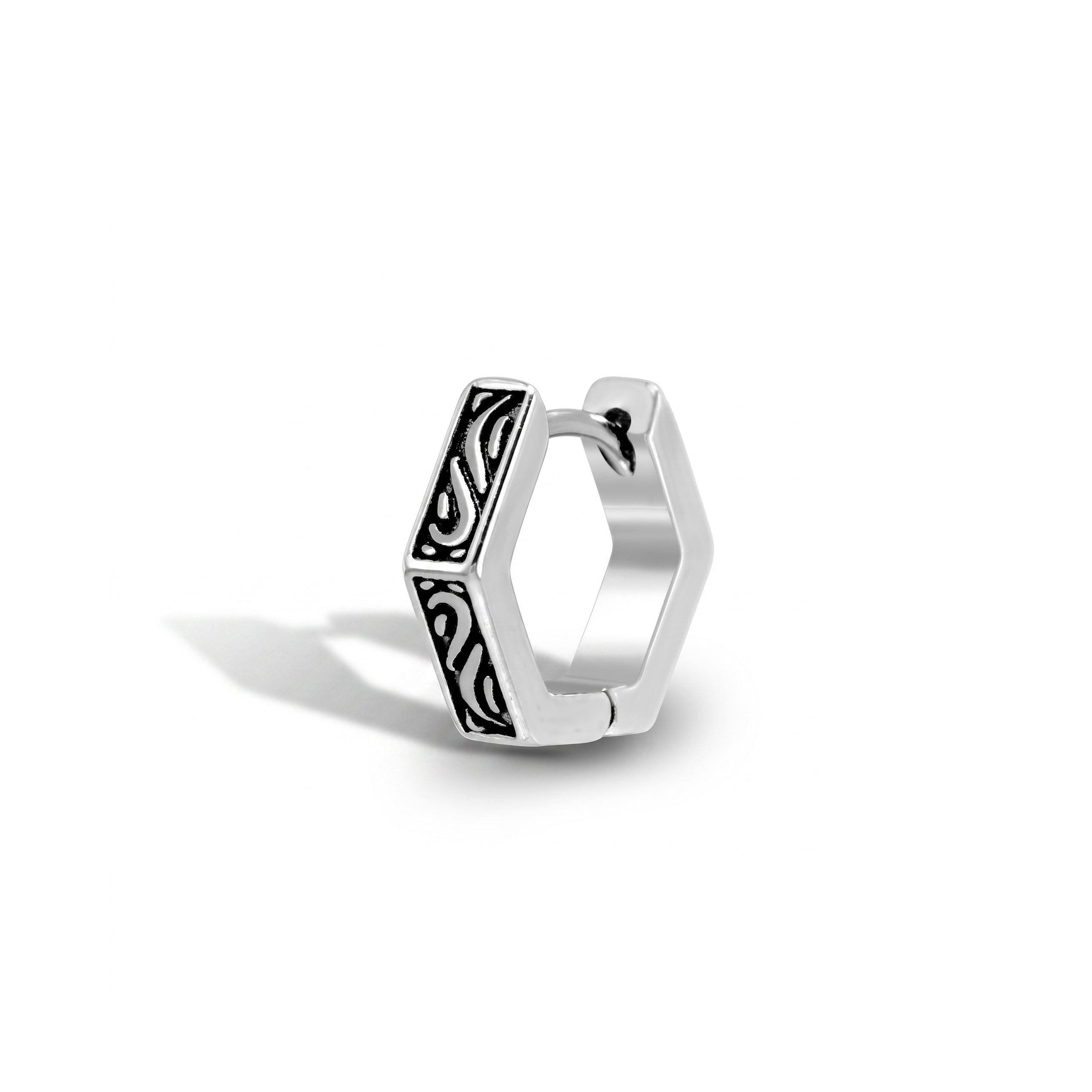 ORECCHINO  AZTEC SILVER