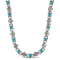 COLLANA PIETRE IZAR SILVER/BLUE