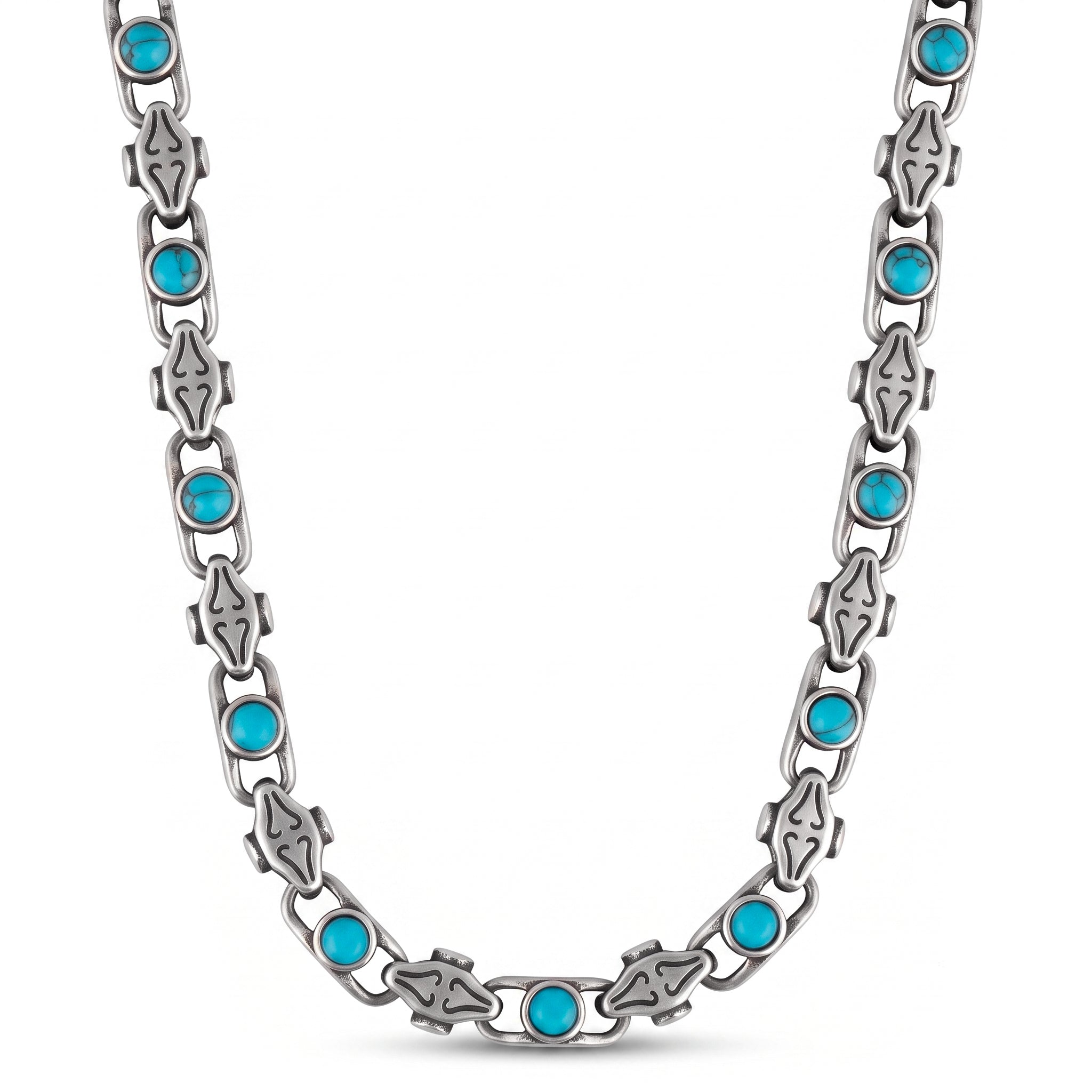 COLLANA PIETRE IZAR SILVER/BLUE