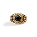 ANELLO FLOWER STONE GOLD/BLACK
