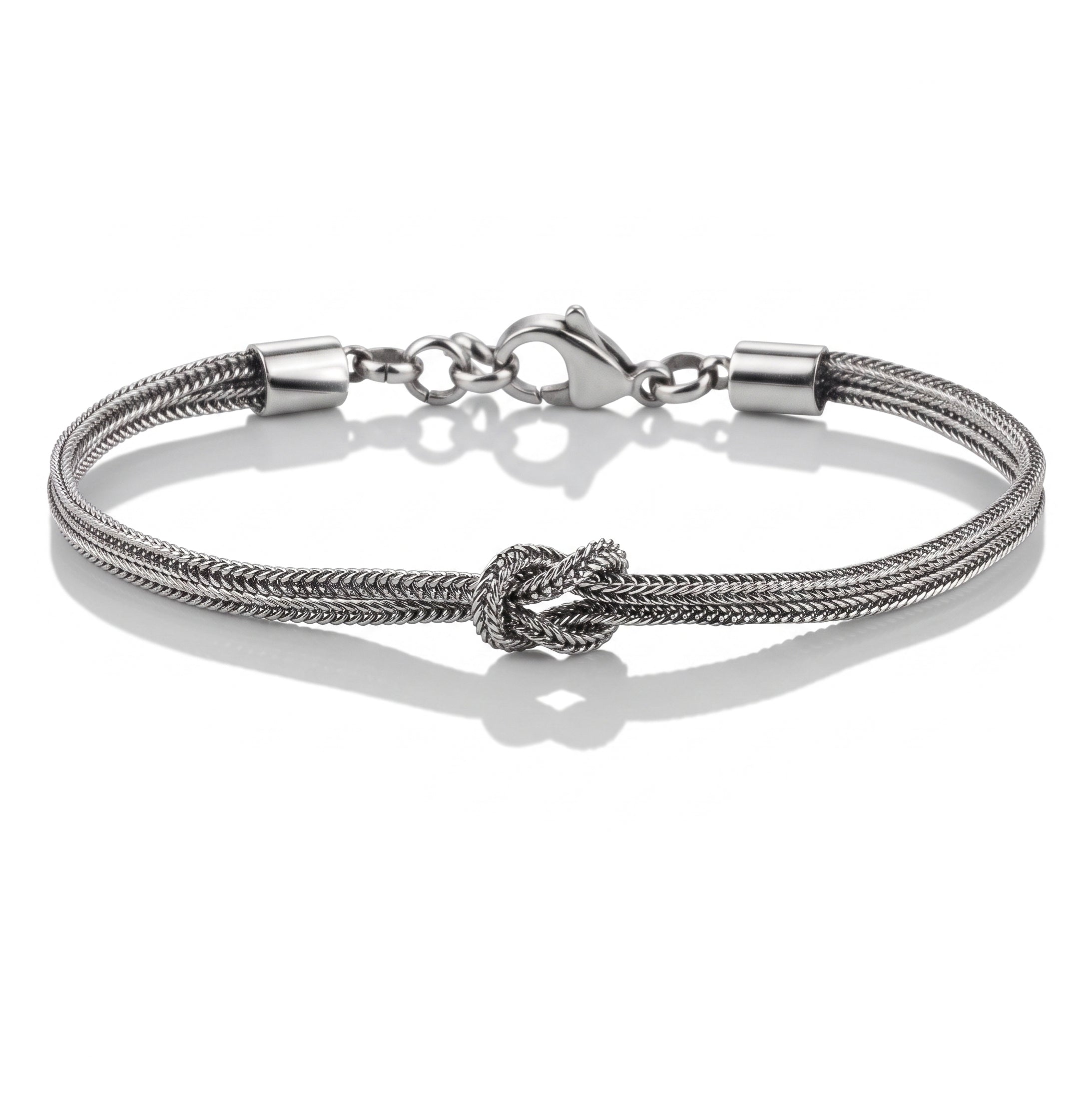 BRACCIALE INTRECCIO INFINITY SILVER