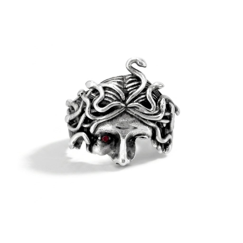 ANELLO GORGONE SILVER