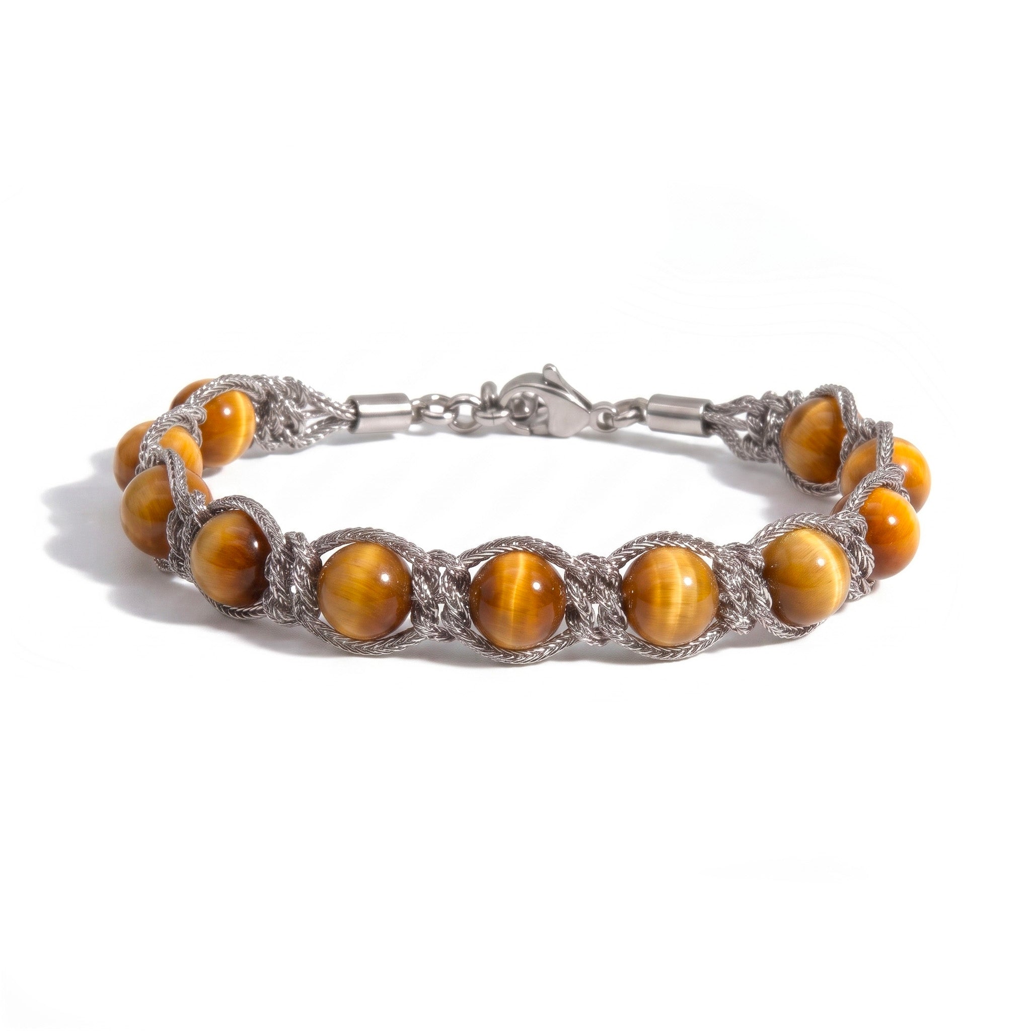 BRACCIALE PIETRE SIRIO SILVER/YELLOW
