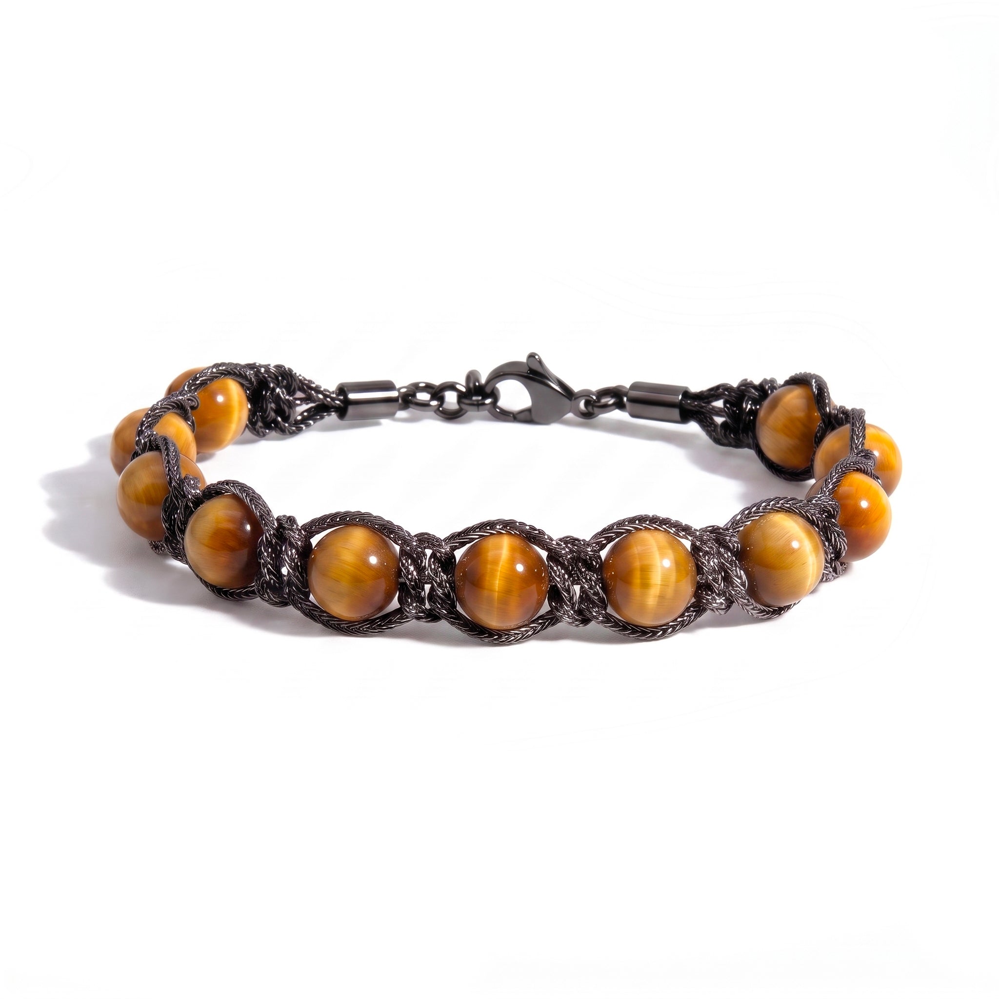 BRACCIALE PIETRE SIRIO BLACK/YELLOW