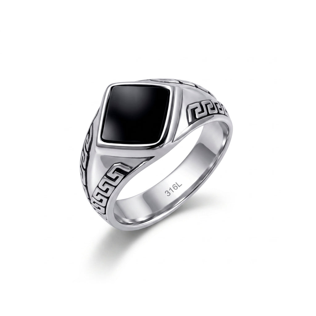 ANELLO RHOMBUS STONE SILVER