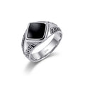 ANELLO RHOMBUS STONE SILVER