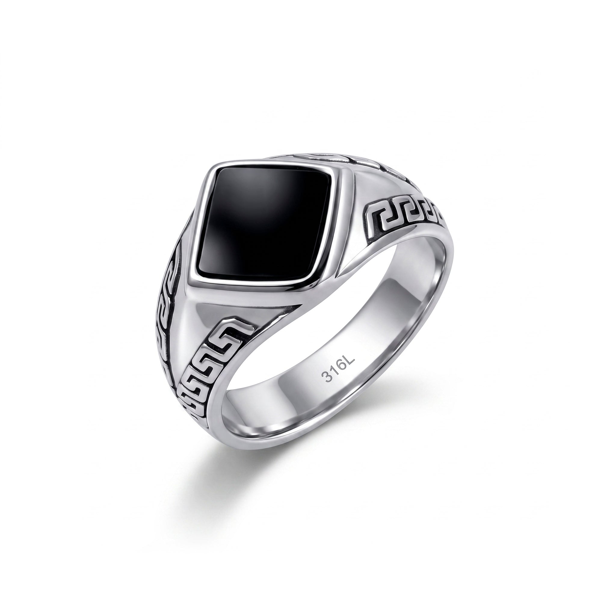 ANELLO RHOMBUS STONE SILVER