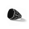 ANELLO FLORA STONE SILVER/BLACK