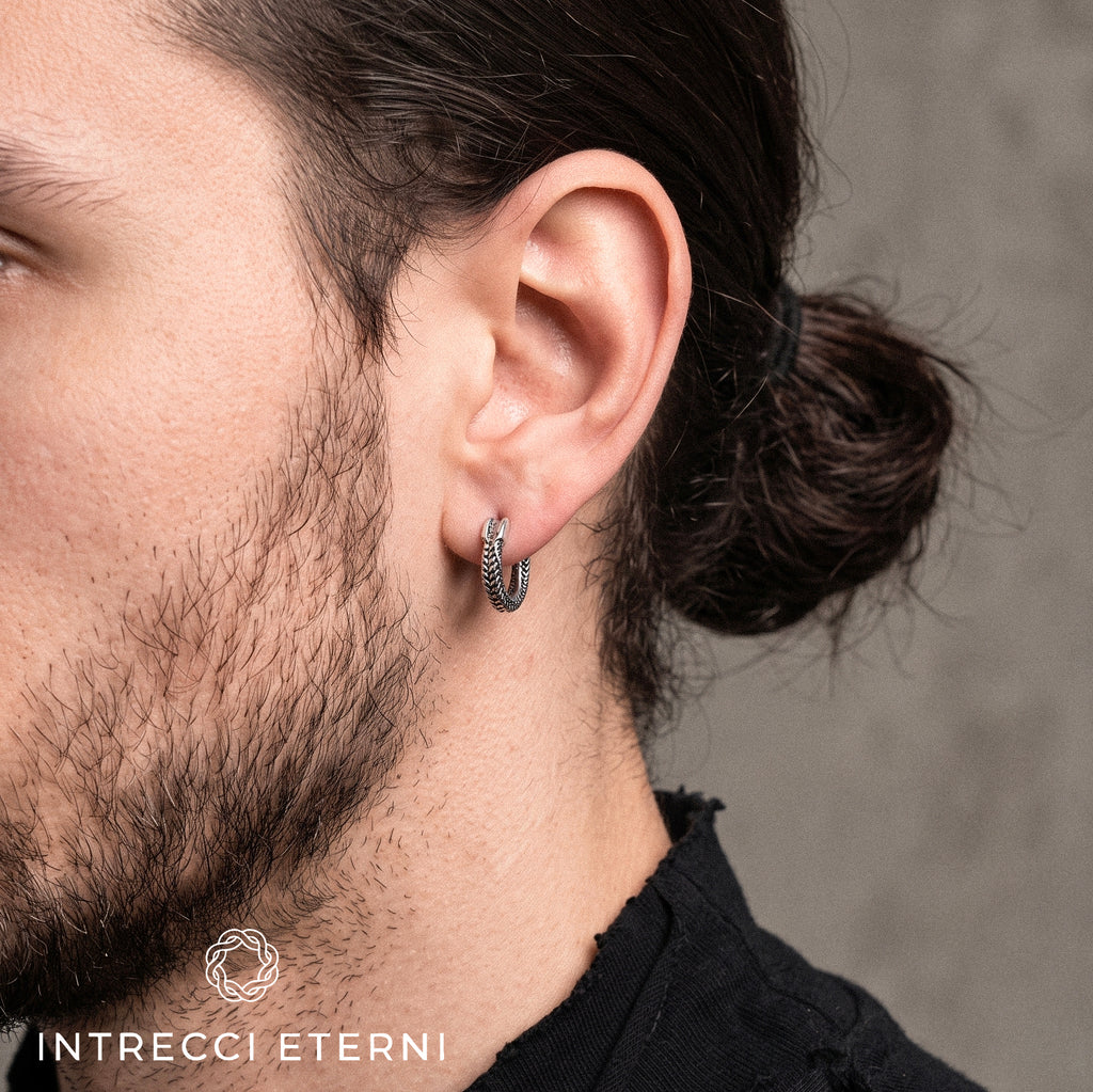 ORECCHINO INTRECCIO SILVER