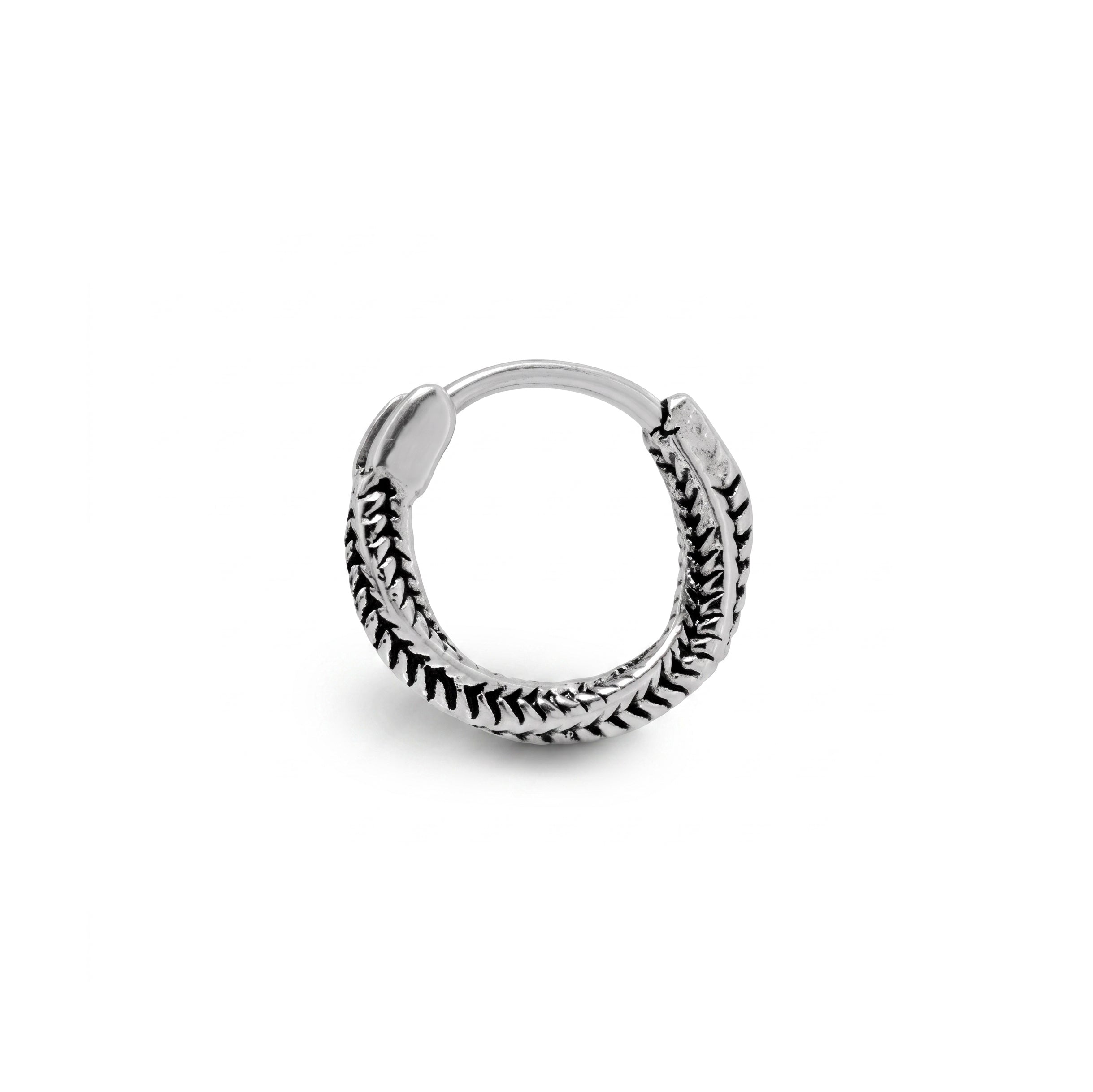 ORECCHINO INTRECCIO SILVER