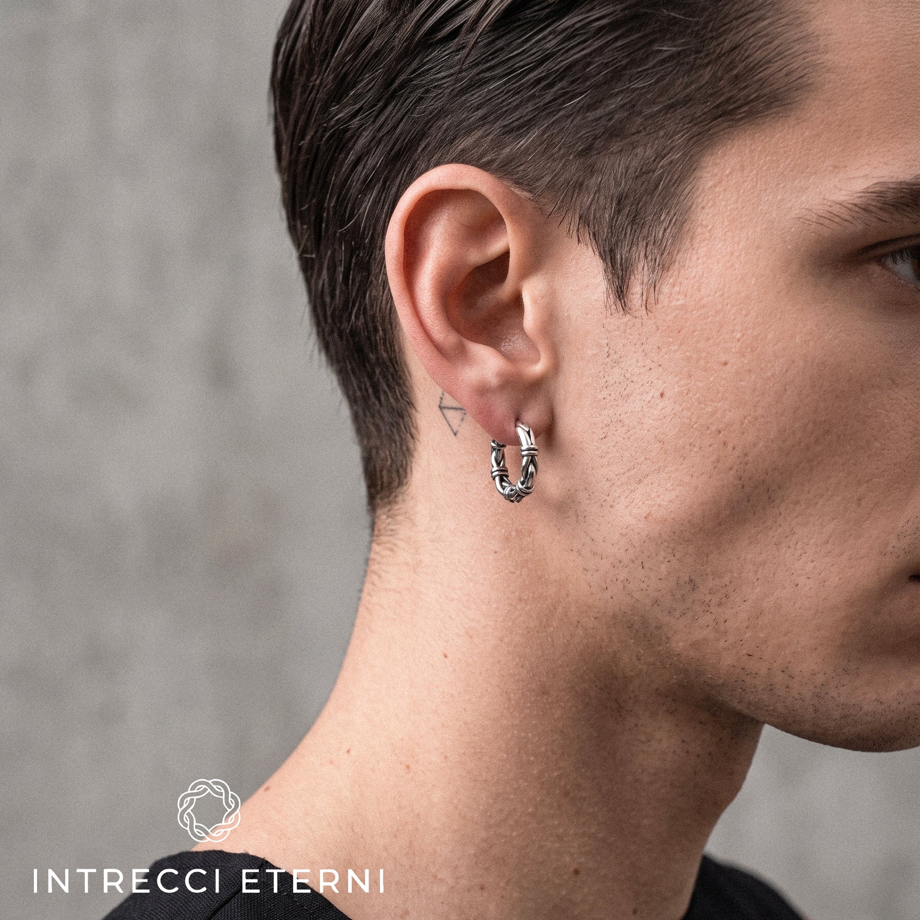 ORECCHINO SPINE SILVER