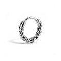 ORECCHINO SPINE SILVER