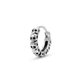 ORECCHINO FULL SKULL SILVER