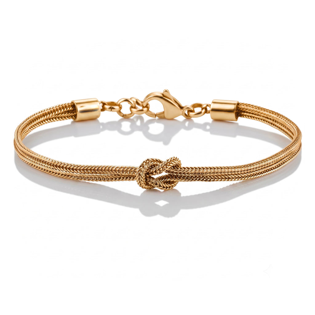 BRACCIALE INTRECCIO INFINITY GOLD