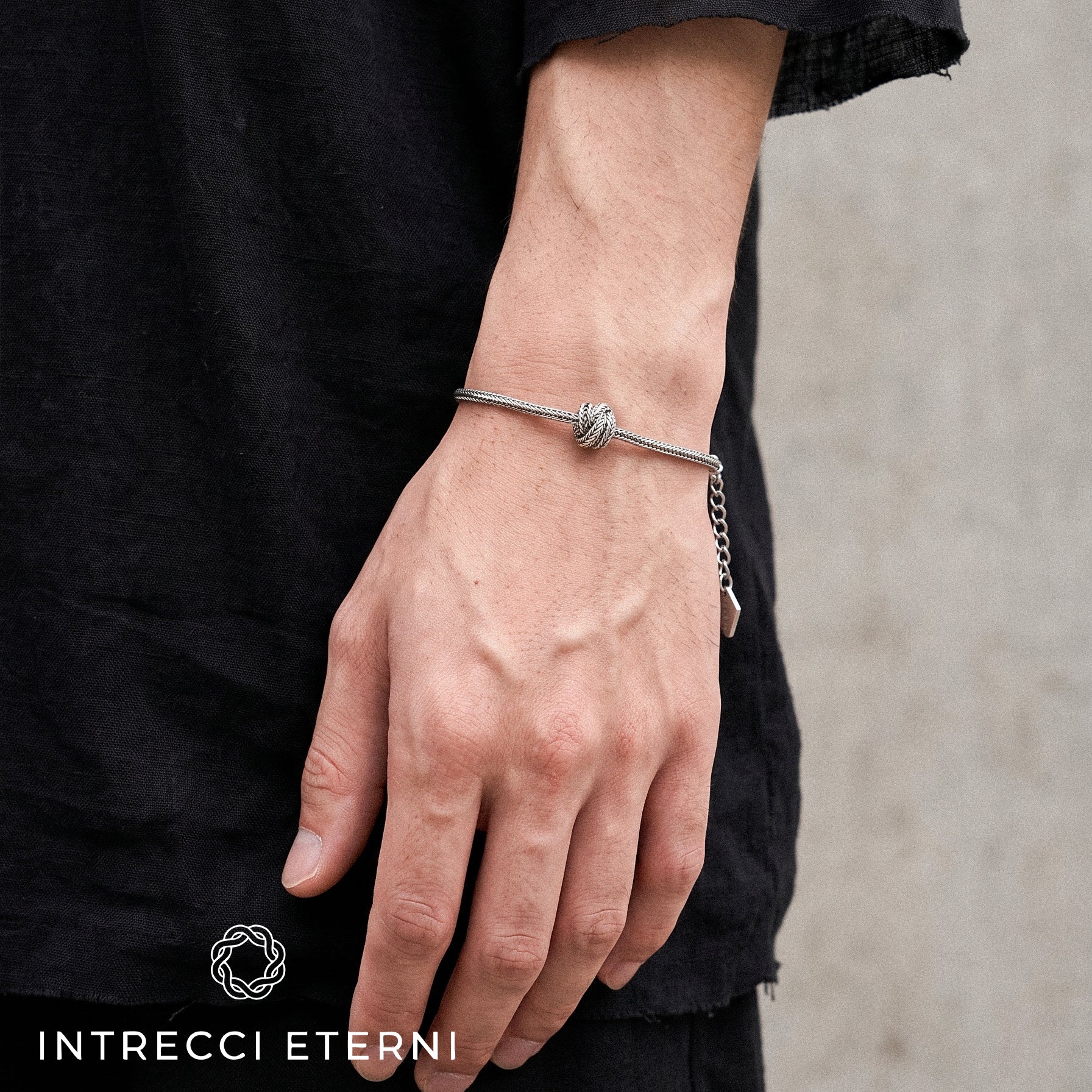 BRACCIALE INTRECCIO UNIVERSE SILVER