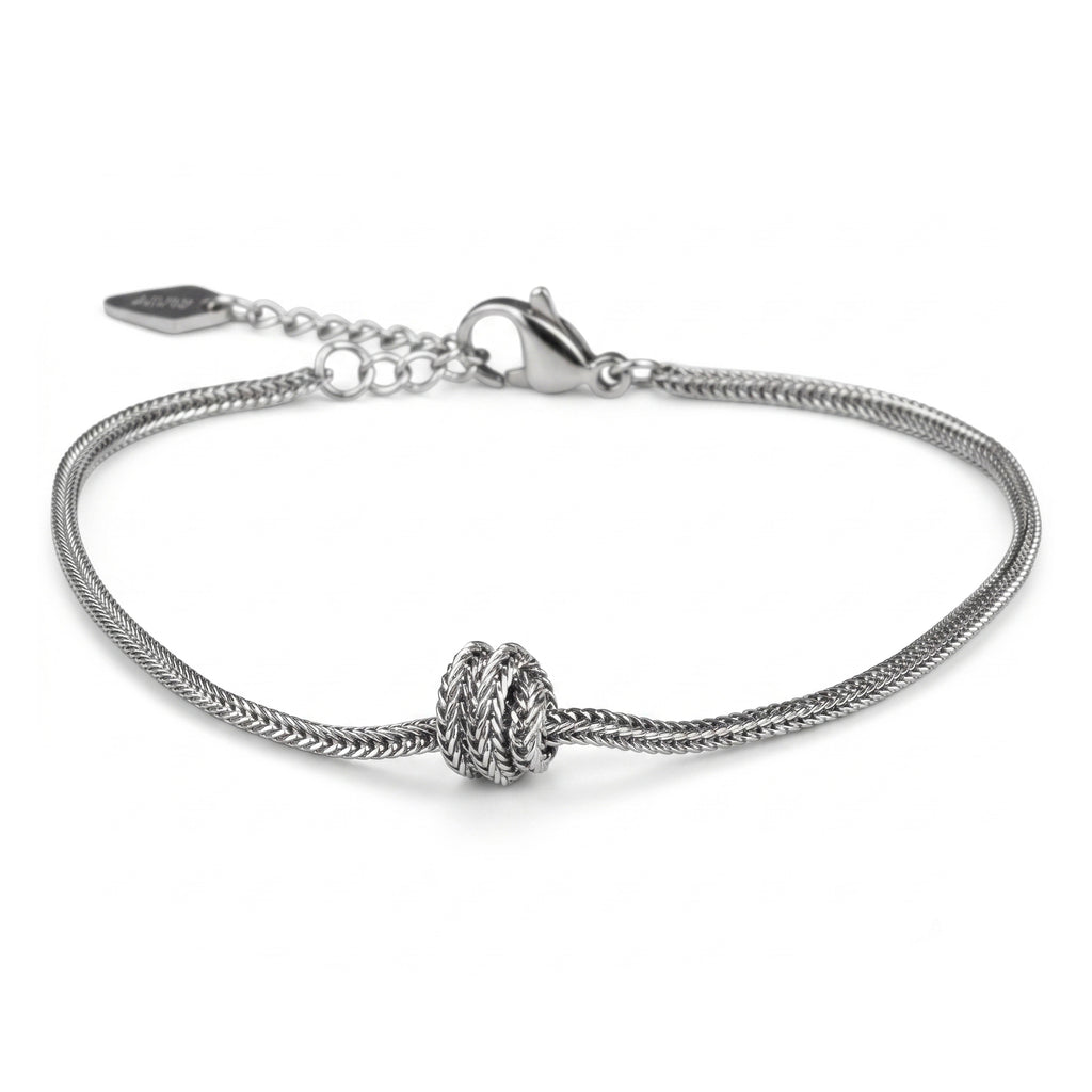 BRACCIALE INTRECCIO UNIVERSE SILVER