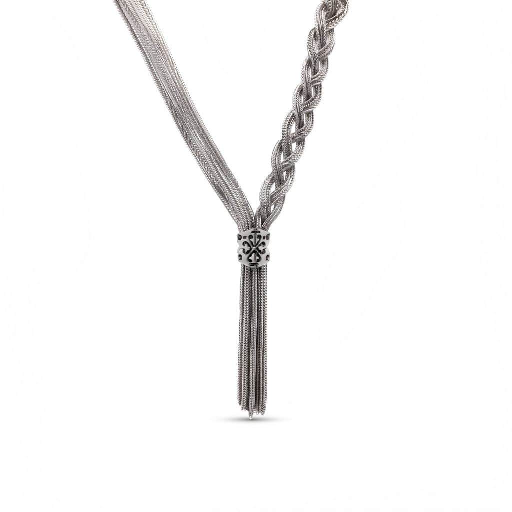 COLLANA INTRECCIO VENERE SILVER