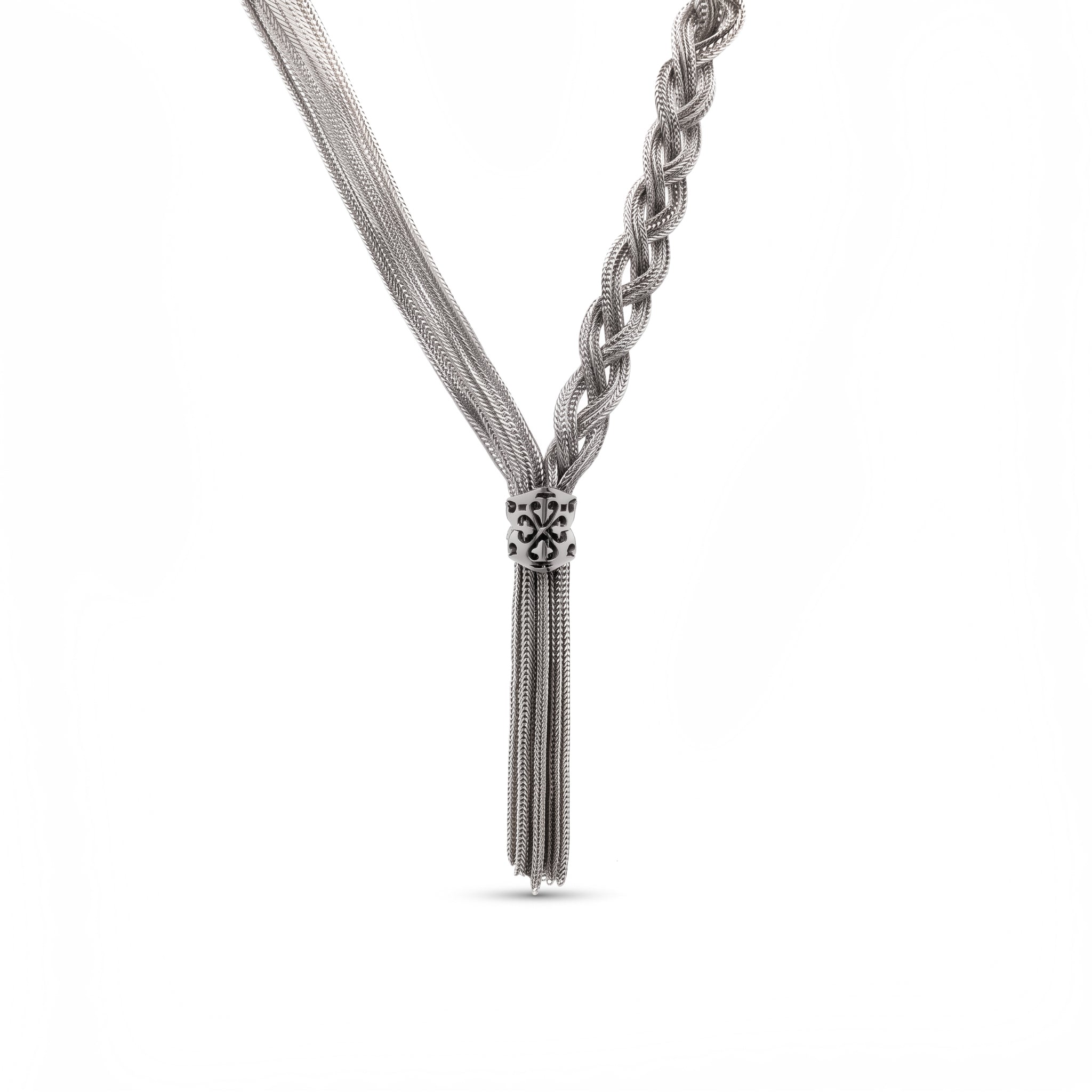COLLANA INTRECCIO VENERE SILVER