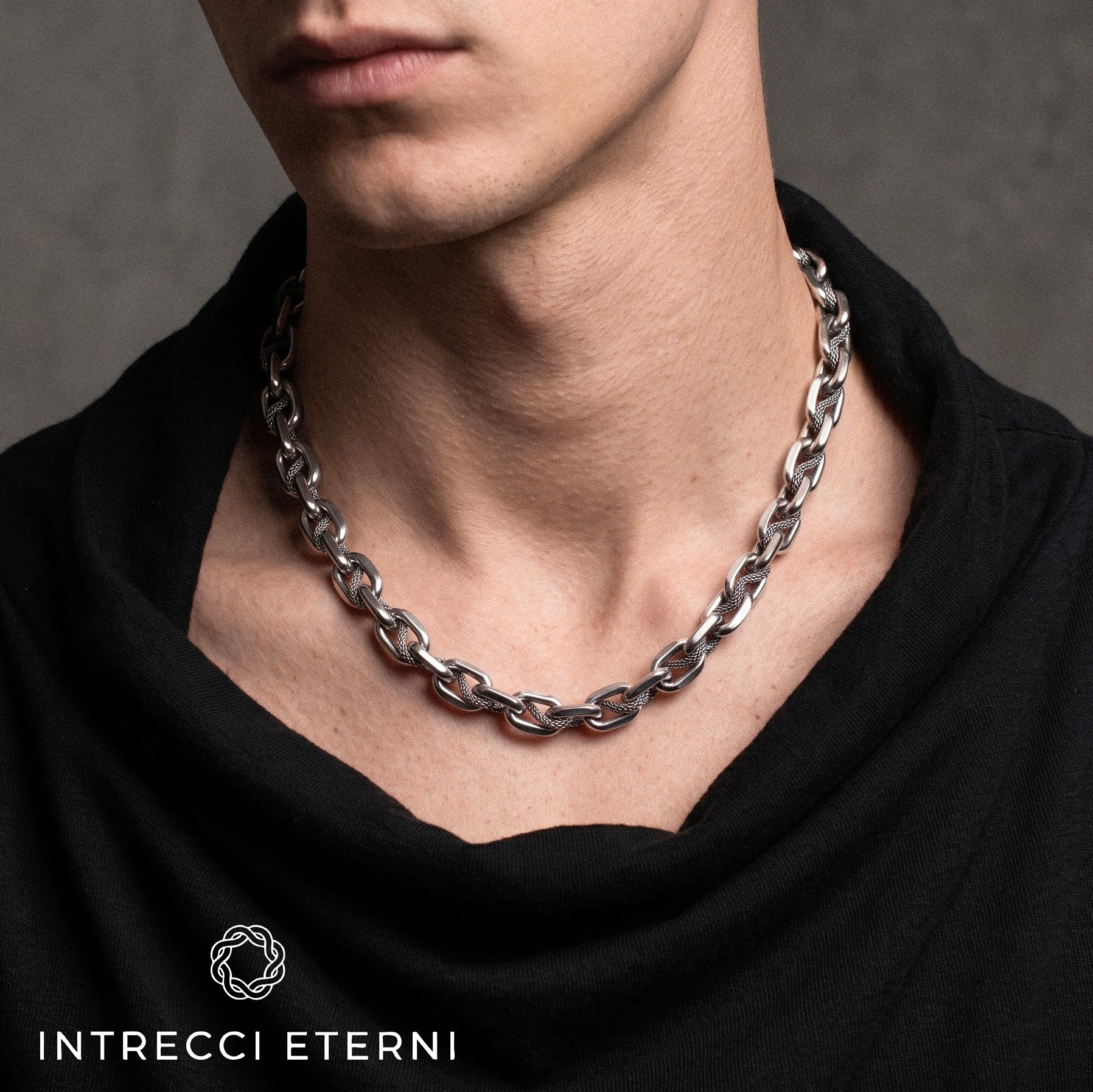 COLLANA CATENA TETI SILVER