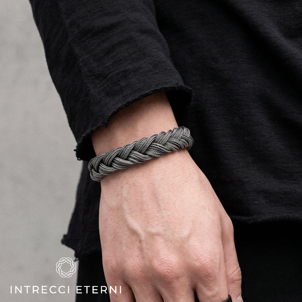 BRACCIALE INTRECCIO MARTE SILVER