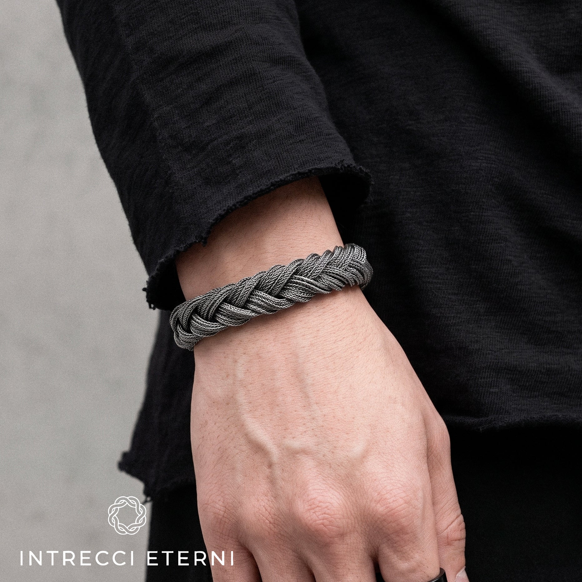 BRACCIALE INTRECCIO MARTE SILVER