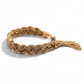 BRACCIALE INTRECCIO TITANO GOLD