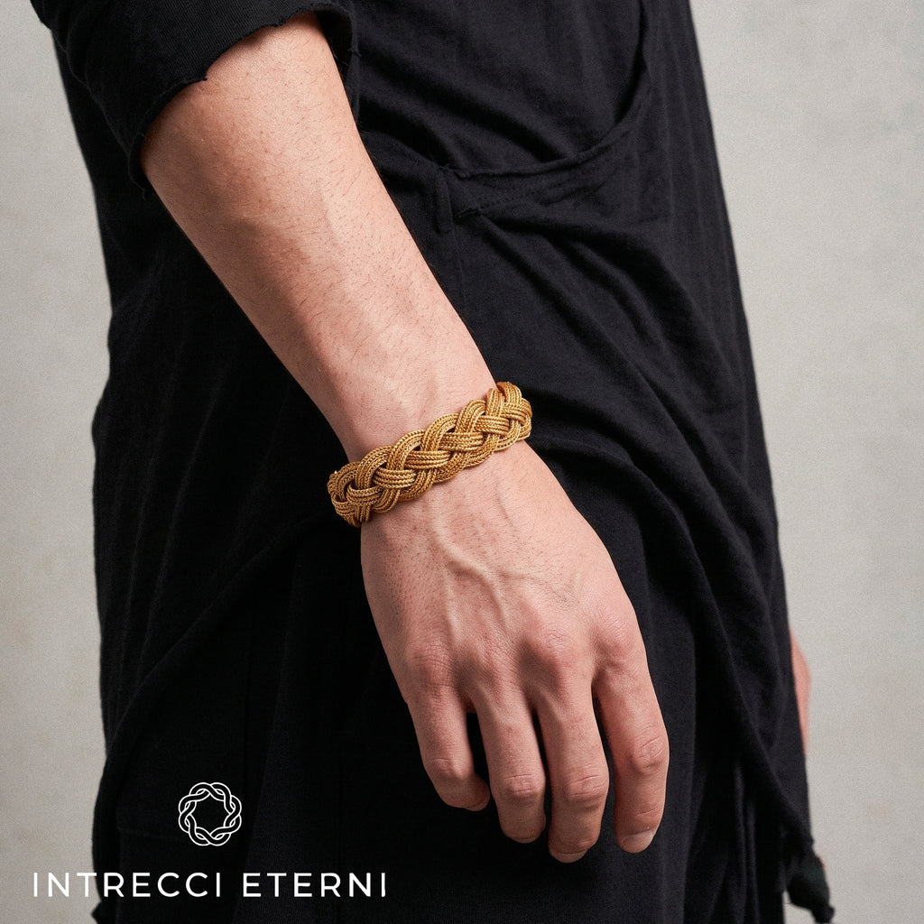 BRACCIALE INTRECCIO ERIS GOLD