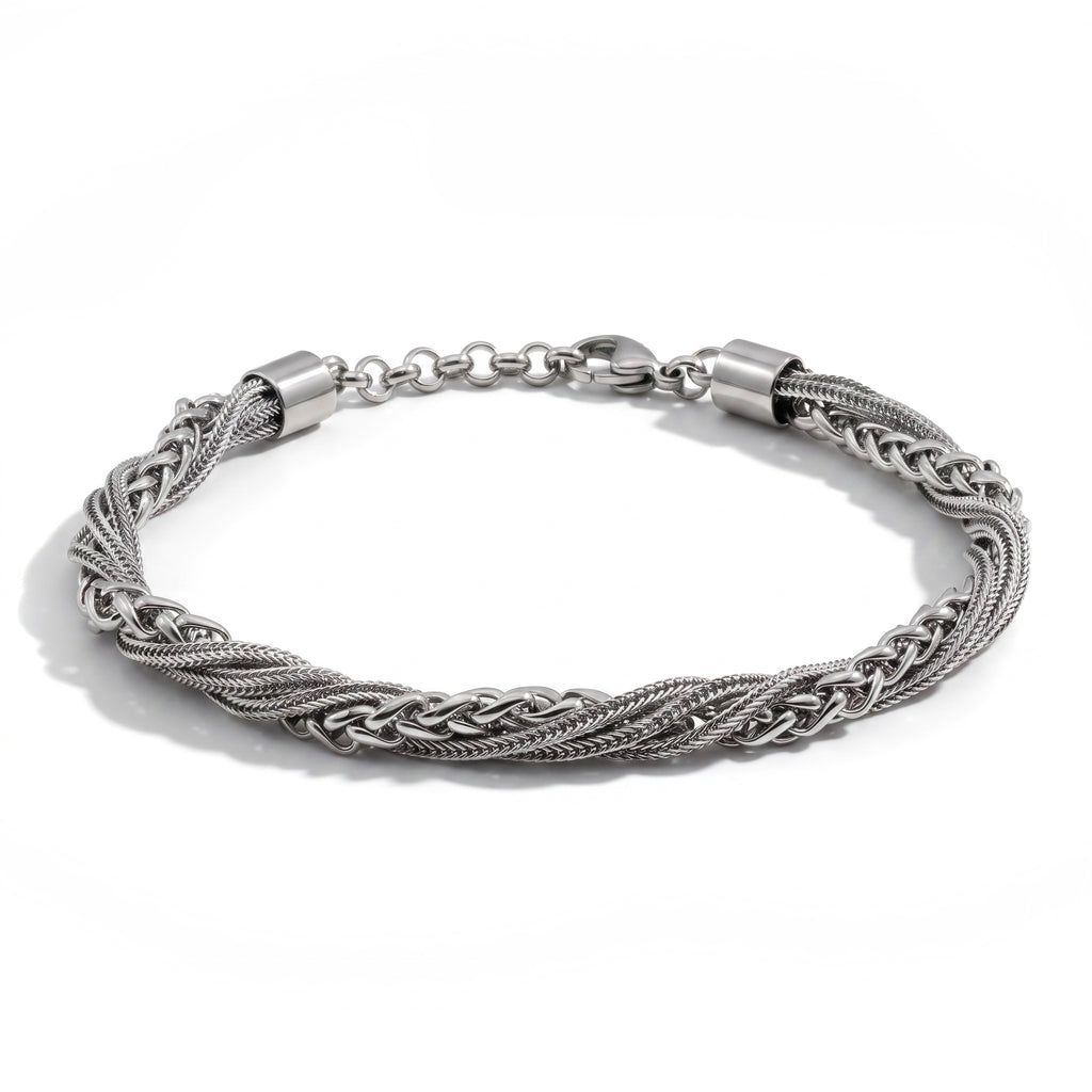 BRACCIALE INTRECCIO URANO SILVER