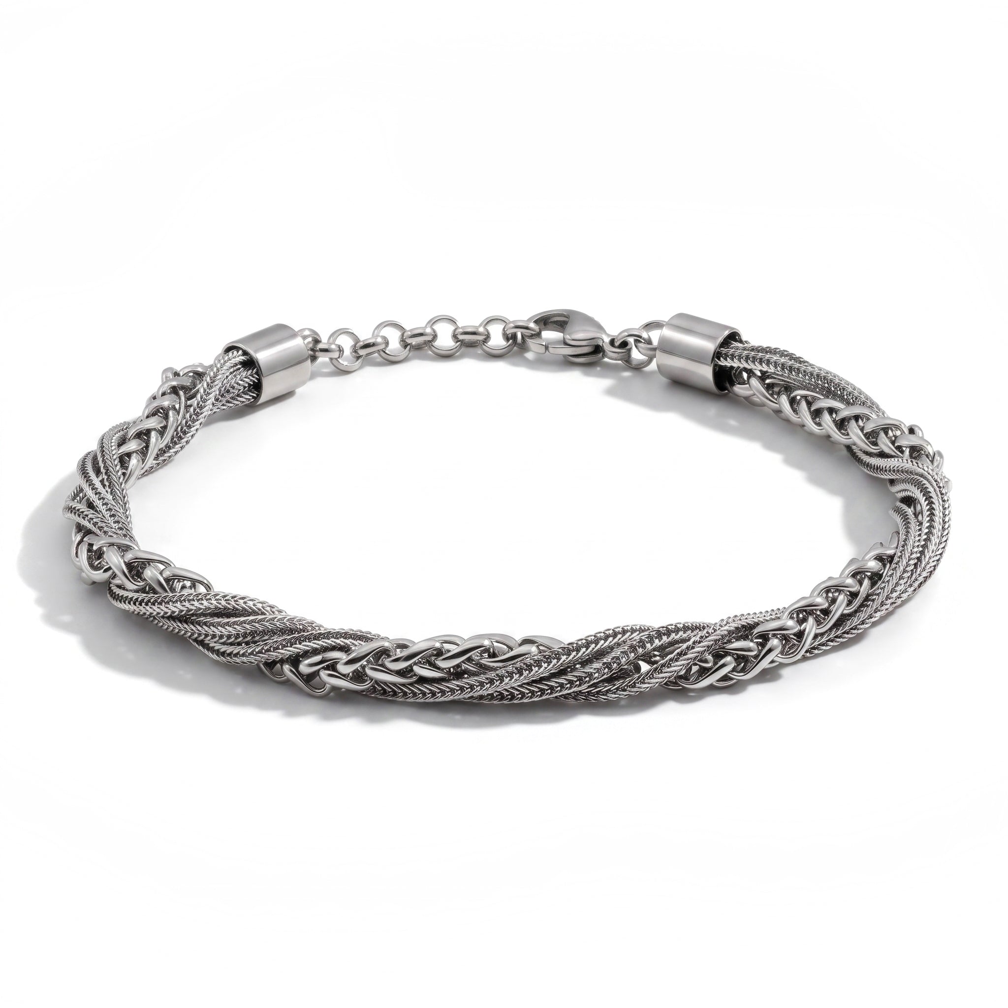 BRACCIALE INTRECCIO URANO SILVER