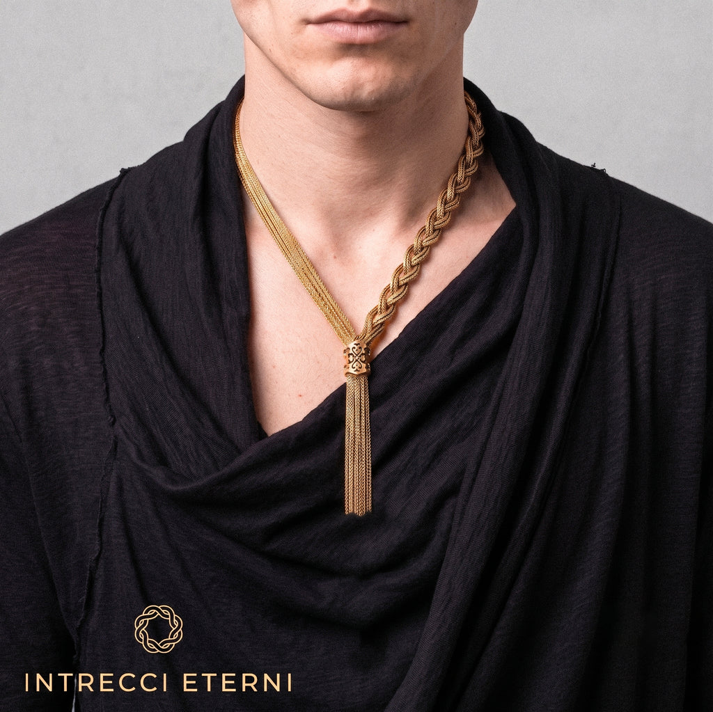 COLLANA INTRECCIO VENERE GOLD