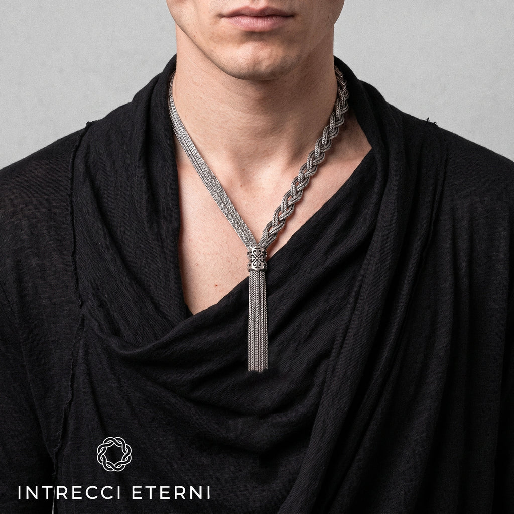 COLLANA INTRECCIO VENERE SILVER