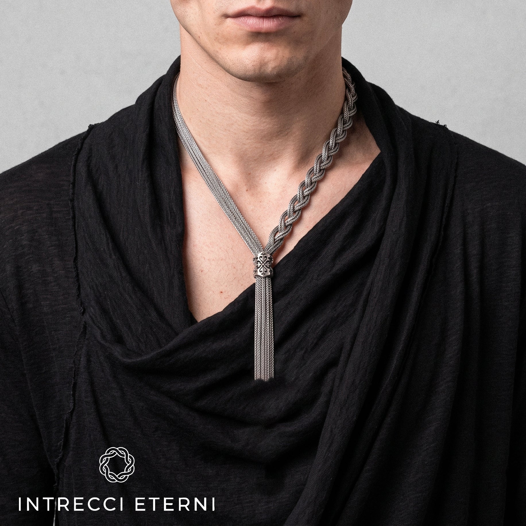 COLLANA INTRECCIO VENERE SILVER