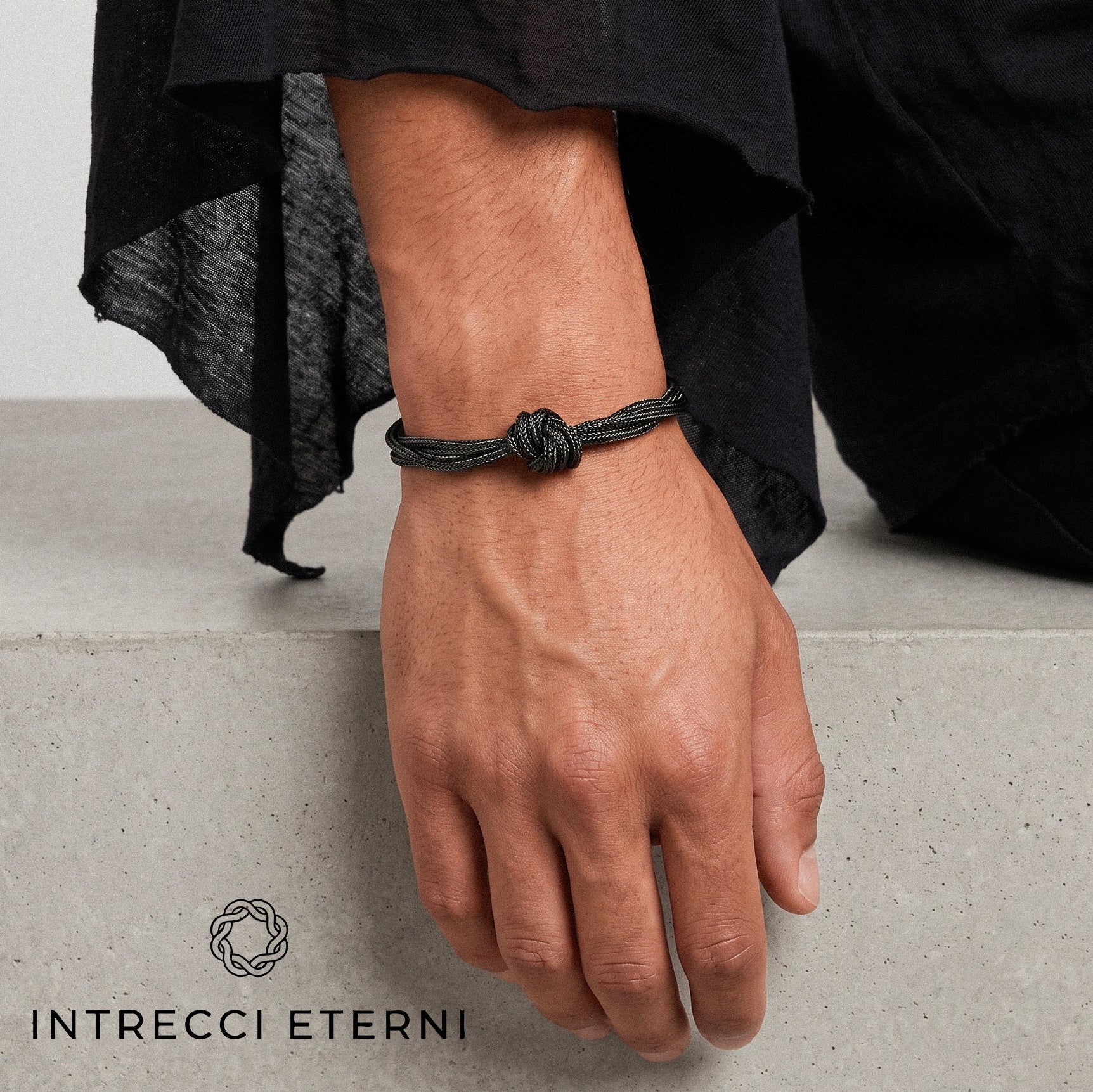 BRACCIALE NODO RIGEL BLACK