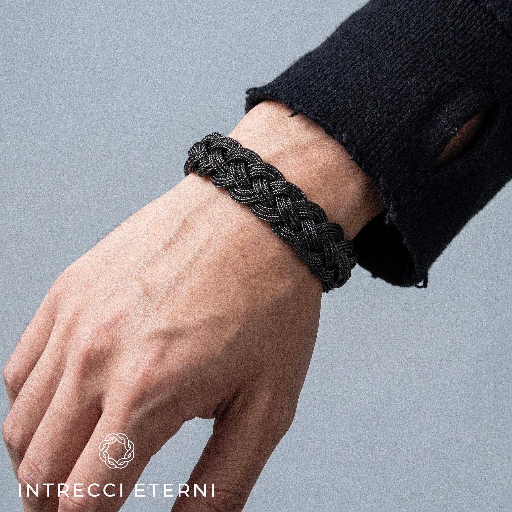 BRACCIALE INTRECCIO ERIS BLACK