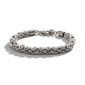 BRACCIALE INTRECCIO NETTUNO  SILVER