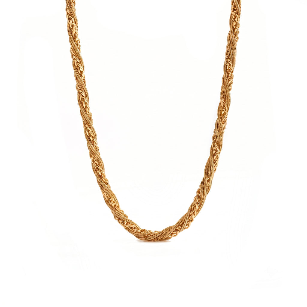 COLLANA INTRECCIO URANO GOLD