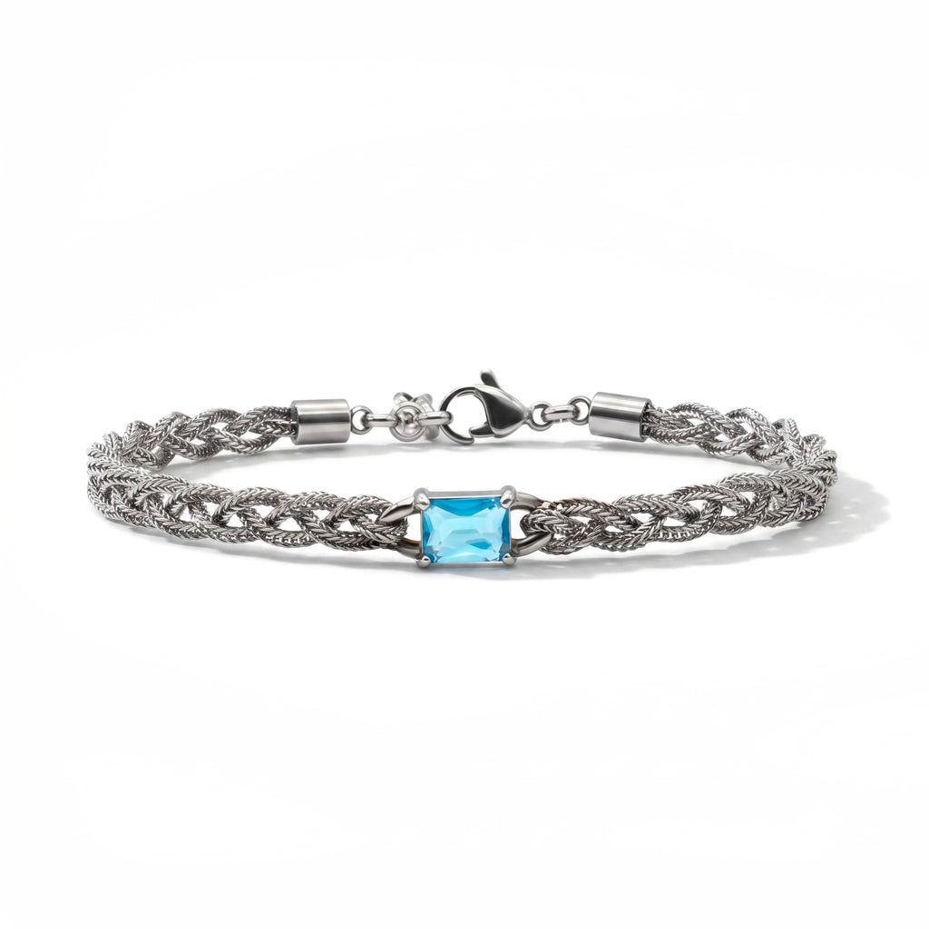 BRACCIALE PIETRA NEREIDE SILVER/ BLUE