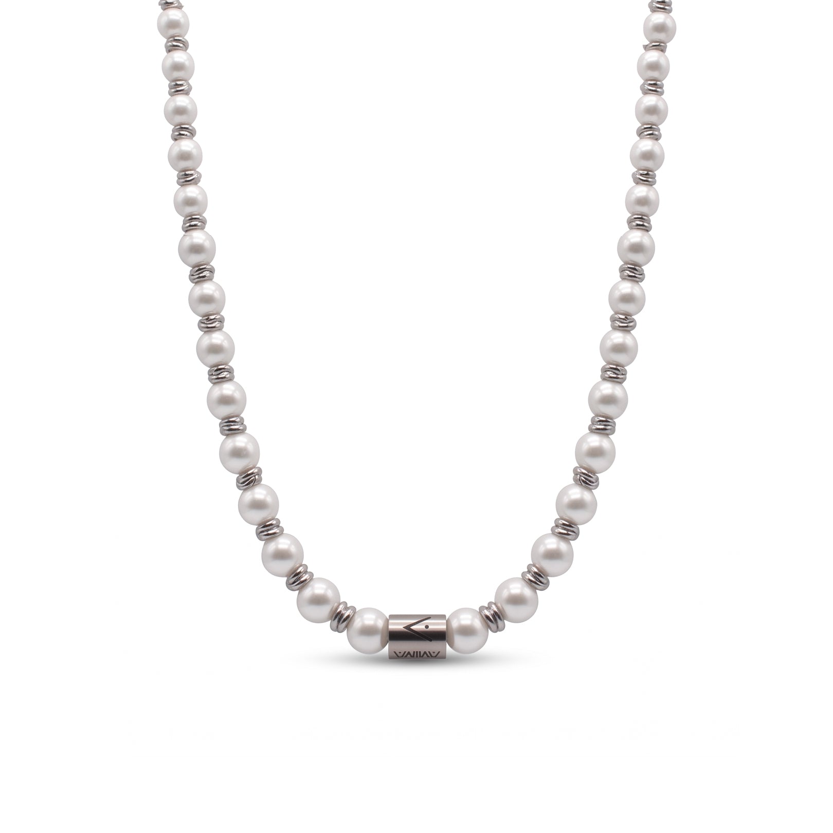 COLLANA PERLA VEGA SILVER