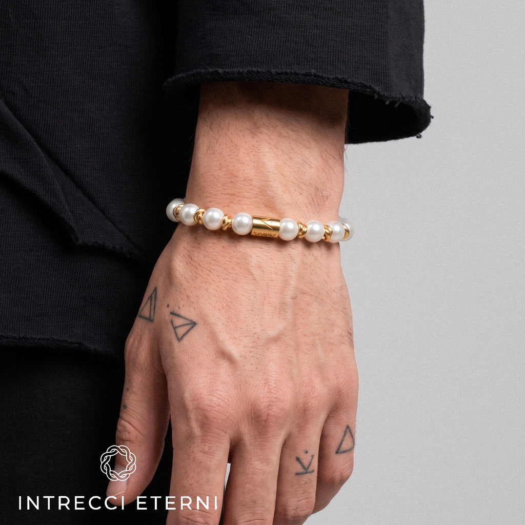 BRACCIALE PERLA VEGA GOLD