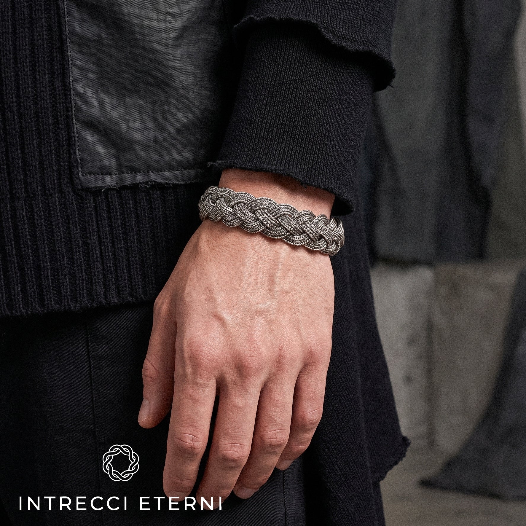BRACCIALE INTRECCIO ERIS SILVER